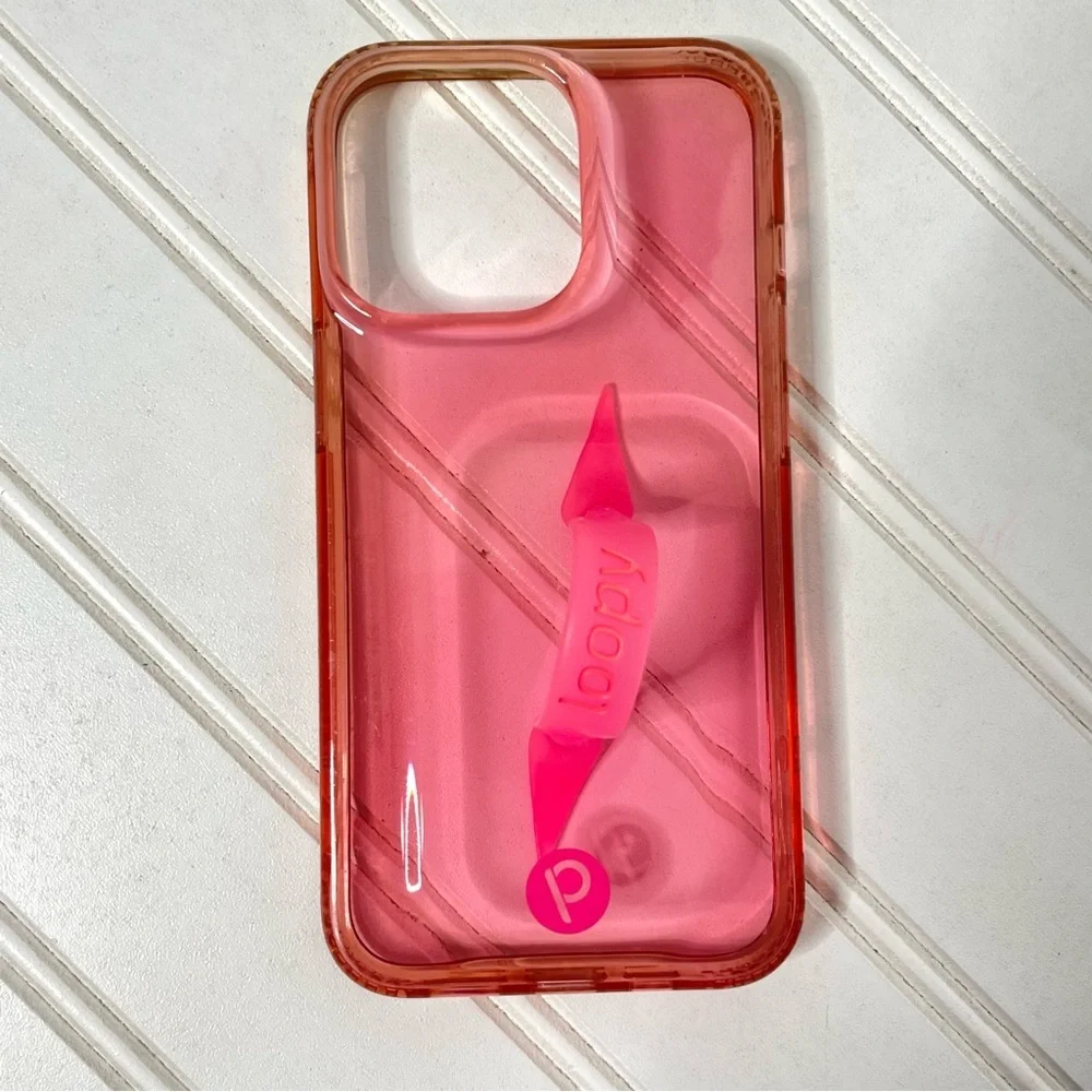 Loopy iPhone 12 pro Phone Case Pink